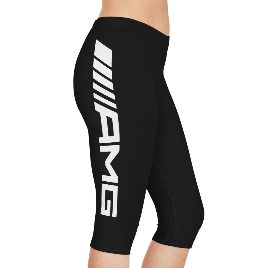 Women's Black Mercedes Capri Leggings™