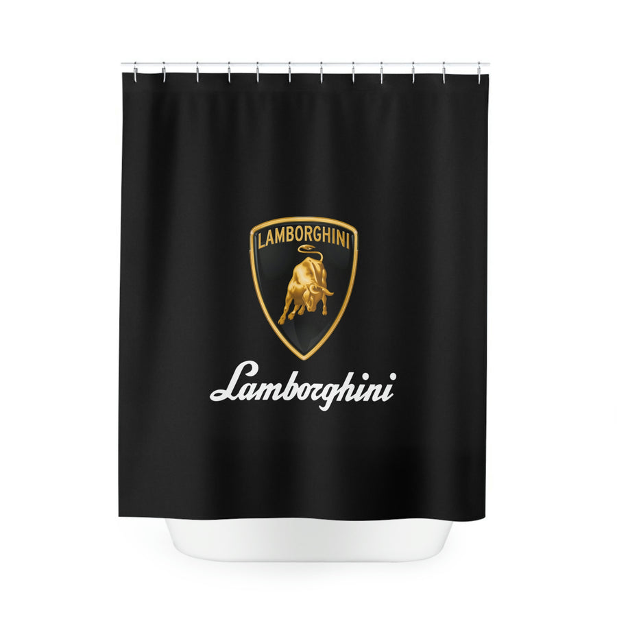 Black Lamborghini Shower Curtain™