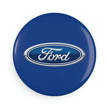 Dark Blue Ford Button Magnet, Round (10 pcs)™