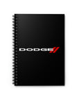 Black Dodge Spiral Notebook™