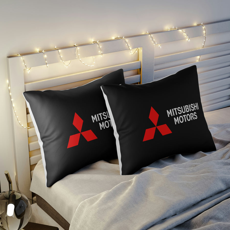 Black Mitsubishi Pillow Sham™