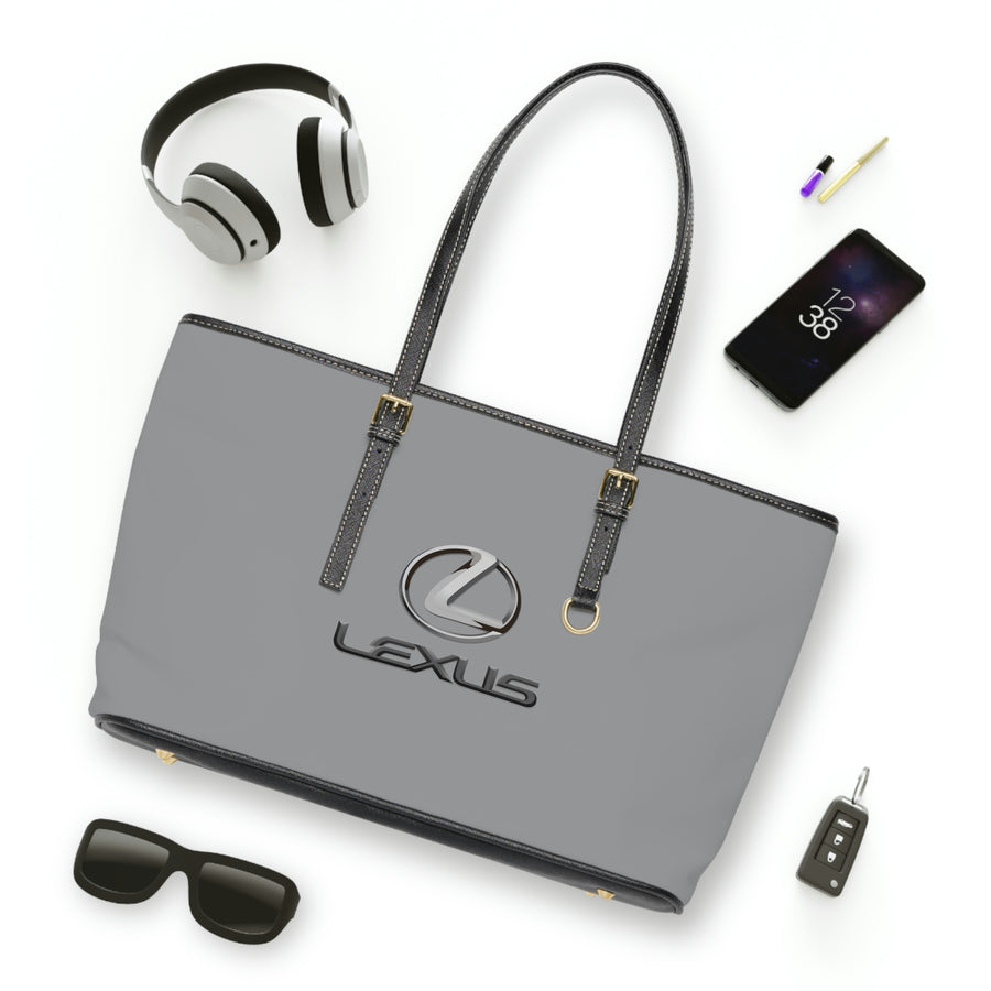 Grey Lexus Leather Shoulder Bag™
