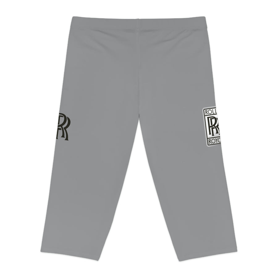 Women's Grey Rolls Royce Capri Leggings™