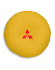 Yellow Mitsubishi Tufted Floor Pillow, Round™