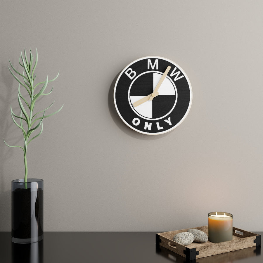 Wooden Wall BMW Clock™