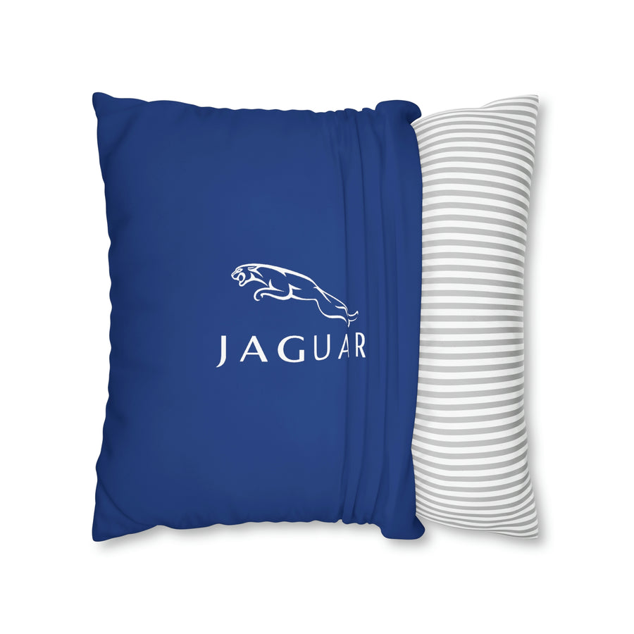 Dark Blue Jaguar Spun Polyester pillowcase™