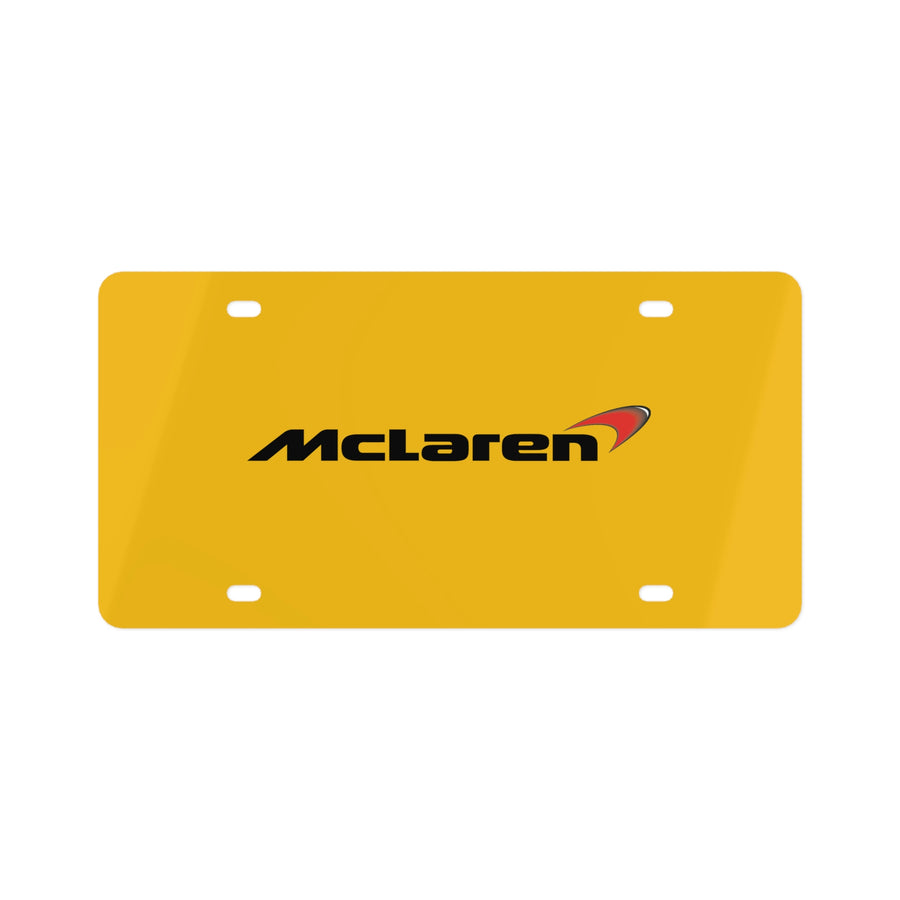 Yellow Mclaren License Plate™