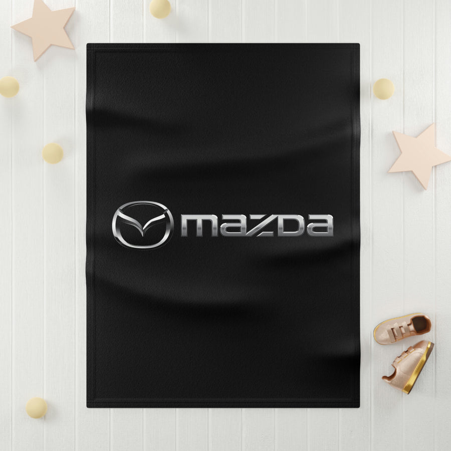 Black Mazda Soft Fleece Baby Blanket™