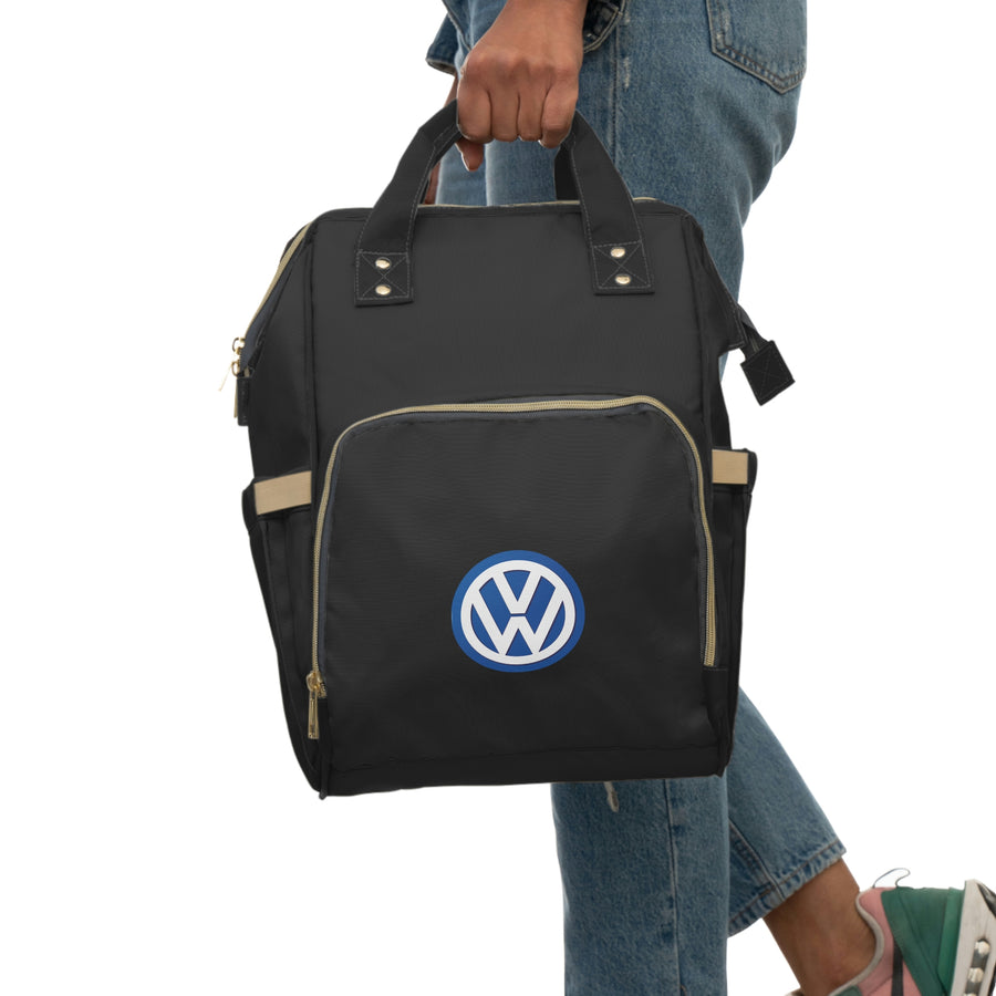 Black Volkswagen Multifunctional Diaper Backpack™