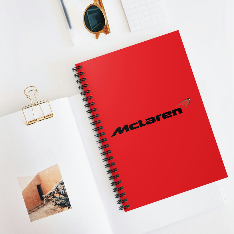 Red McLaren Spiral Notebook - Ruled Line™