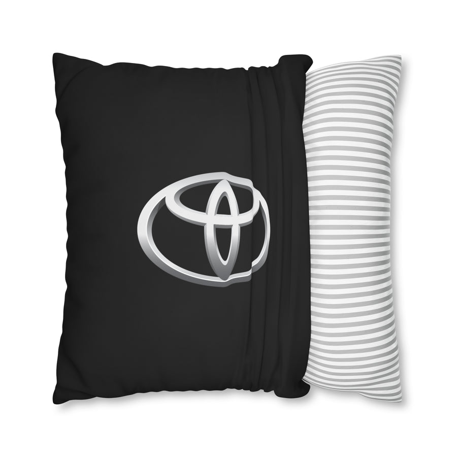 Black Toyota Spun Polyester pillowcase™