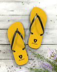 Unisex Yellow Lamborghini Flip Flops™