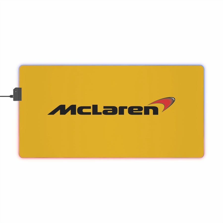 Yellow McLaren LED Gaming Mouse Pad™