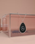 Black Mercedes Oval Necklace™