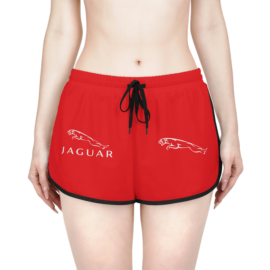 Women's Red Jaguar Relaxed Shorts™