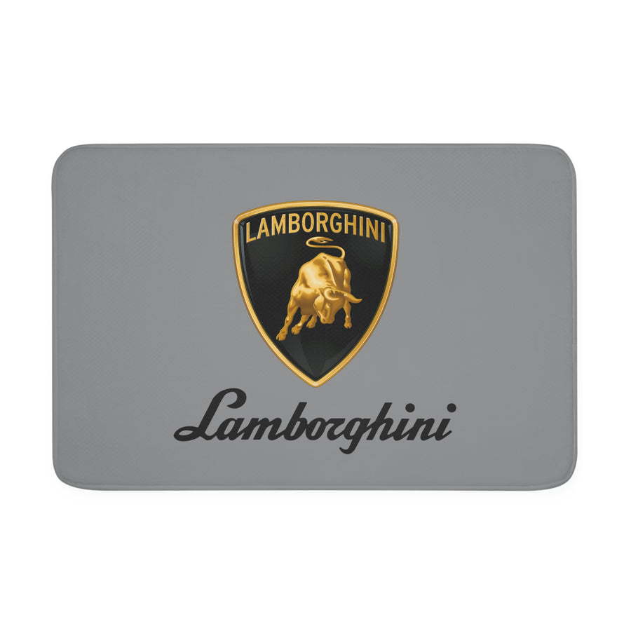 Grey Lamborghini Memory Foam Bathmat™