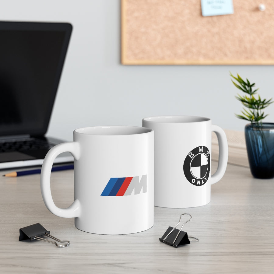 Tasse blanche BMW