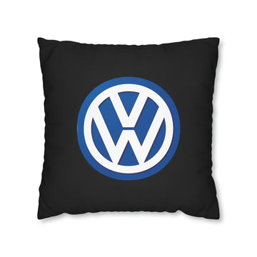 Black Volkswagen Spun Polyester pillowcase™