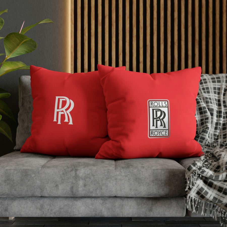 Red Rolls Royce Spun Polyester pillowcase™
