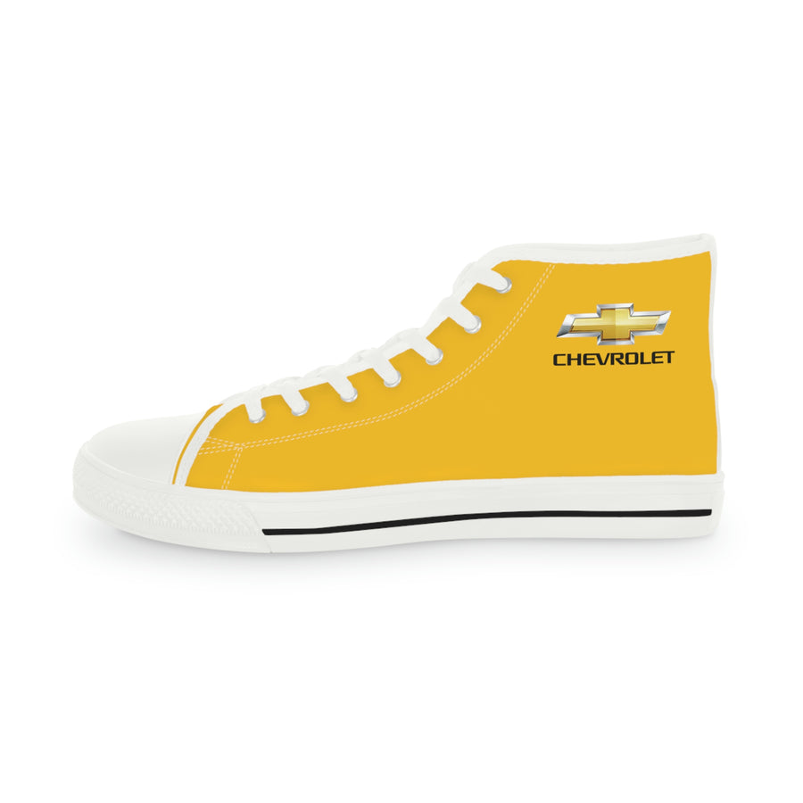 Men's Yellow Chevrolet High Top Sneakers™