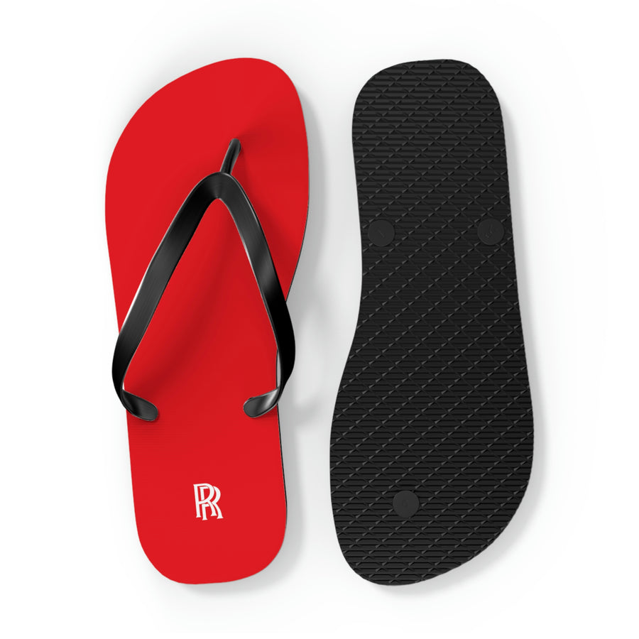 Unisex Red Rolls Royce Flip Flops™