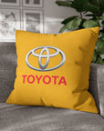 Yellow Toyota Spun Polyester pillowcase™