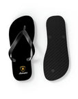 Unisex Black Lamborghini Flip Flops™