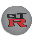 Grey Nissan GTR Tufted Floor Pillow, Round™