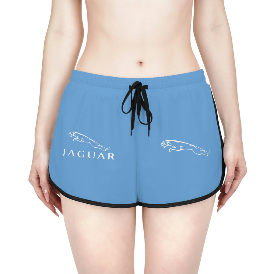 Women's Light Blue Jaguar Relaxed Shorts™