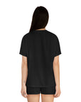 Women's Black Lamborghini Short Pajama Set™