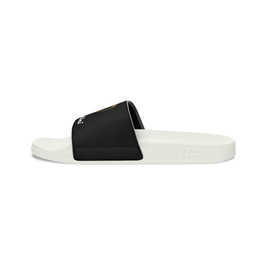 Unisex Black Lamborghini Slide Sandals™