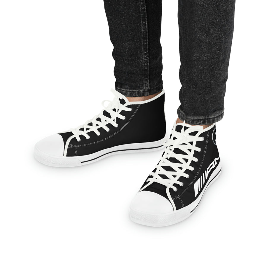 Men's Black Mercedes High Top Sneakers™