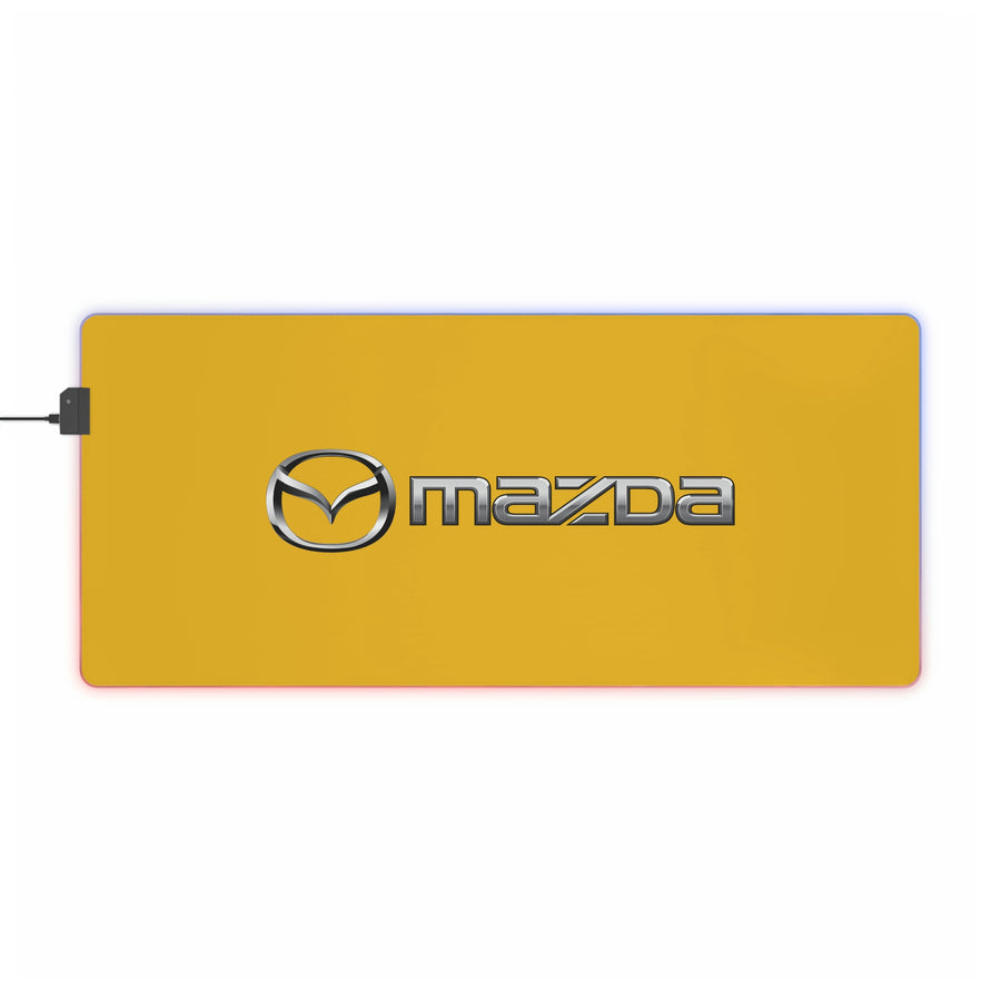 Yellow Mazda LED Gaming Mouse Pad™