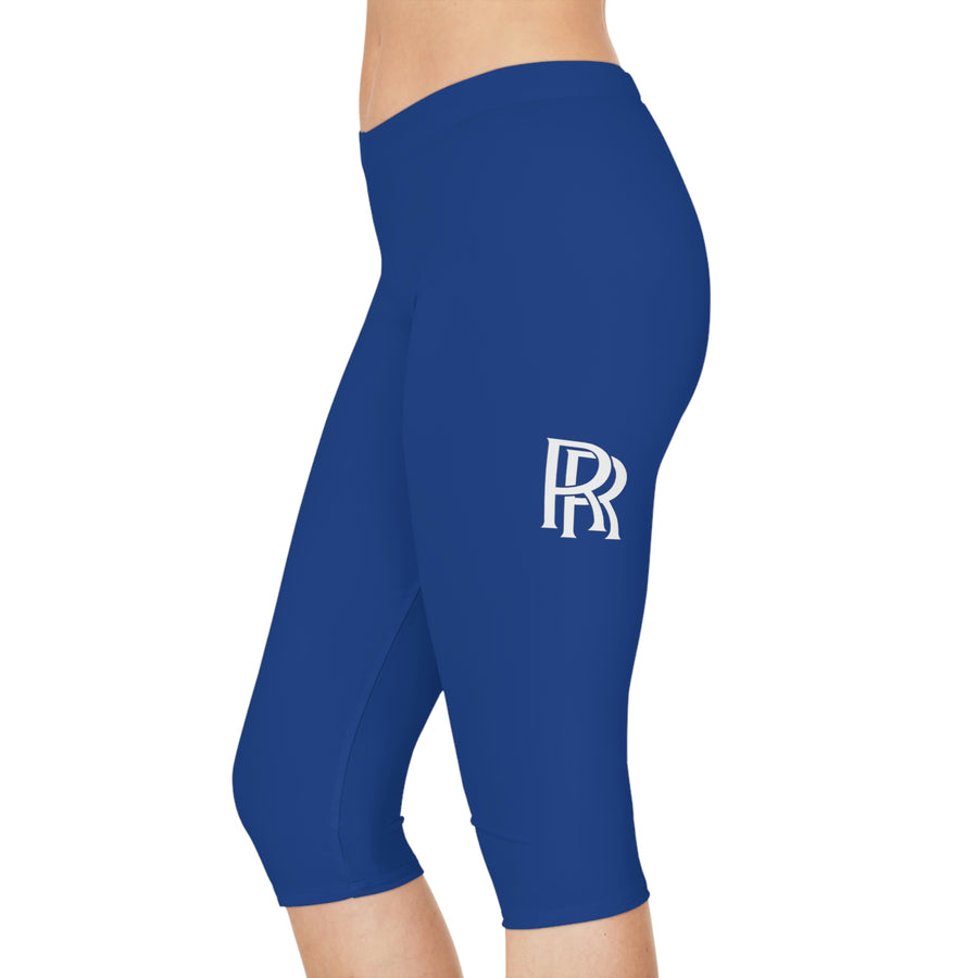 Women's Dark Blue Rolls Royce Capri Leggings™