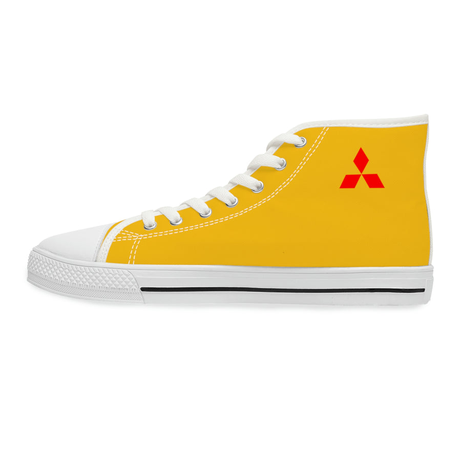 Women's Yellow Mitsubishi High Top Sneakers™