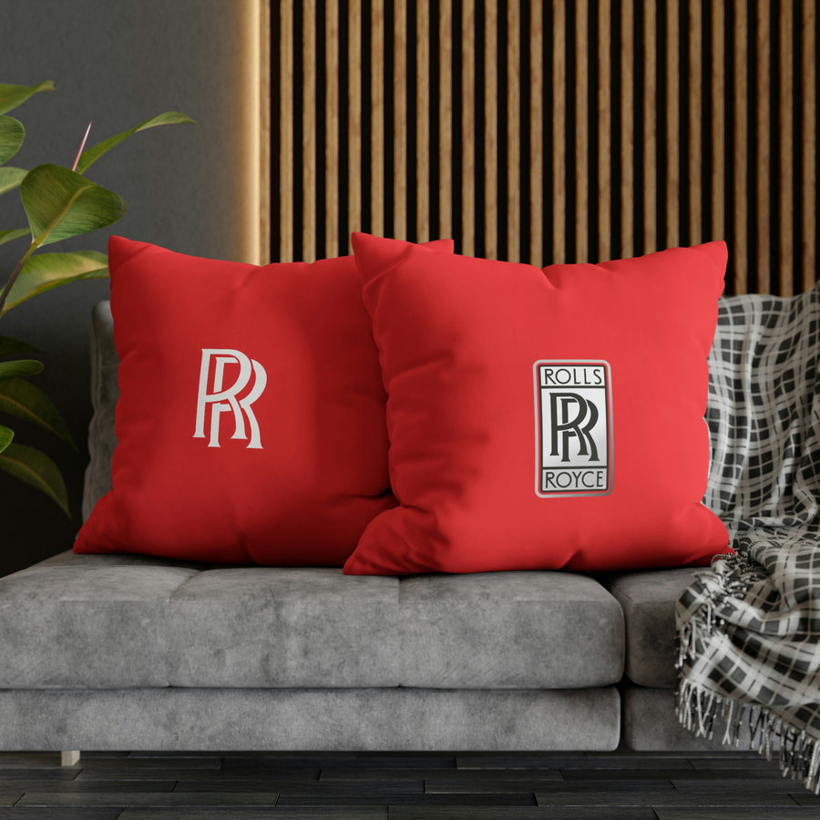 Red Rolls Royce Spun Polyester pillowcase™