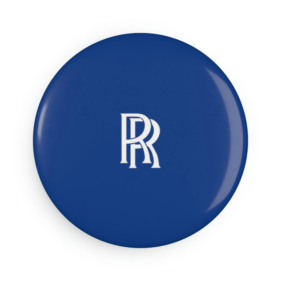 Dark Blue Rolls Royce Button Magnet, Round (10 pcs)™