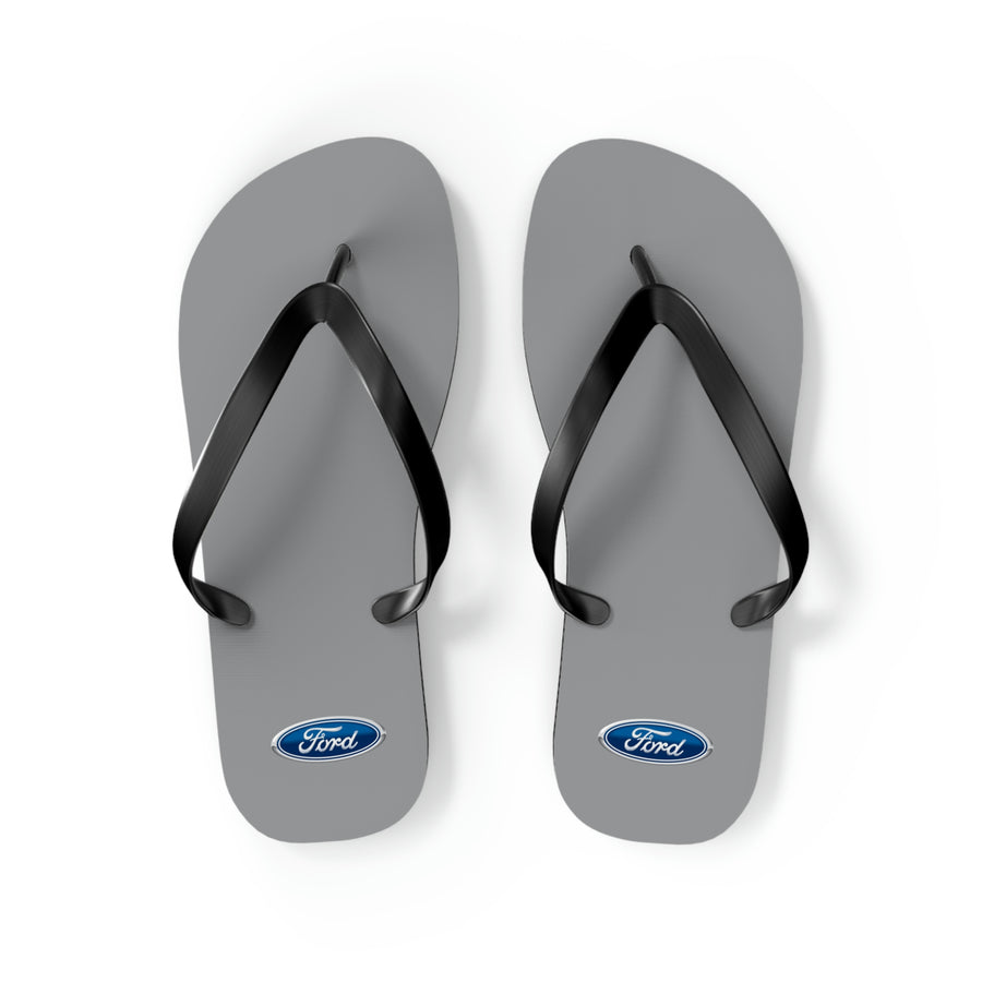 Unisex Grey Ford Flip Flops™