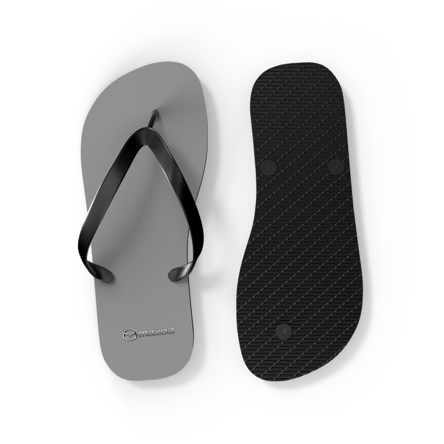 Unisex Grey Mazda Flip Flops™