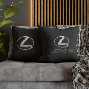 Black Lexus Spun Polyester pillowcase™