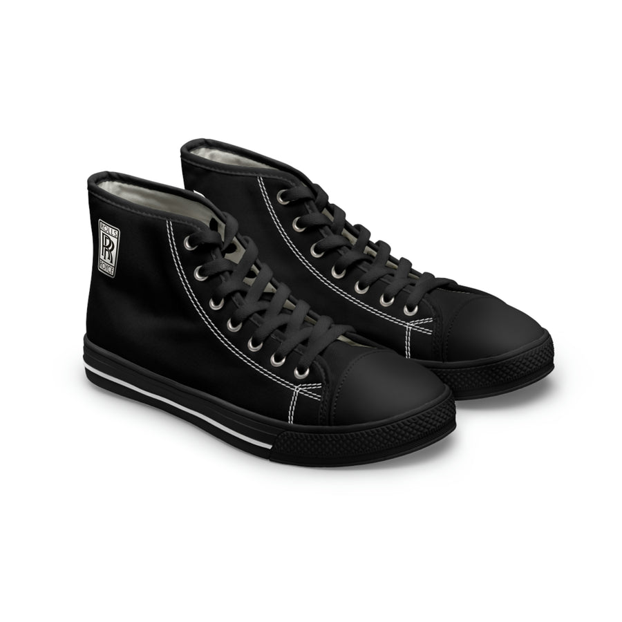 Women's Black Rolls Royce High Top Sneakers™