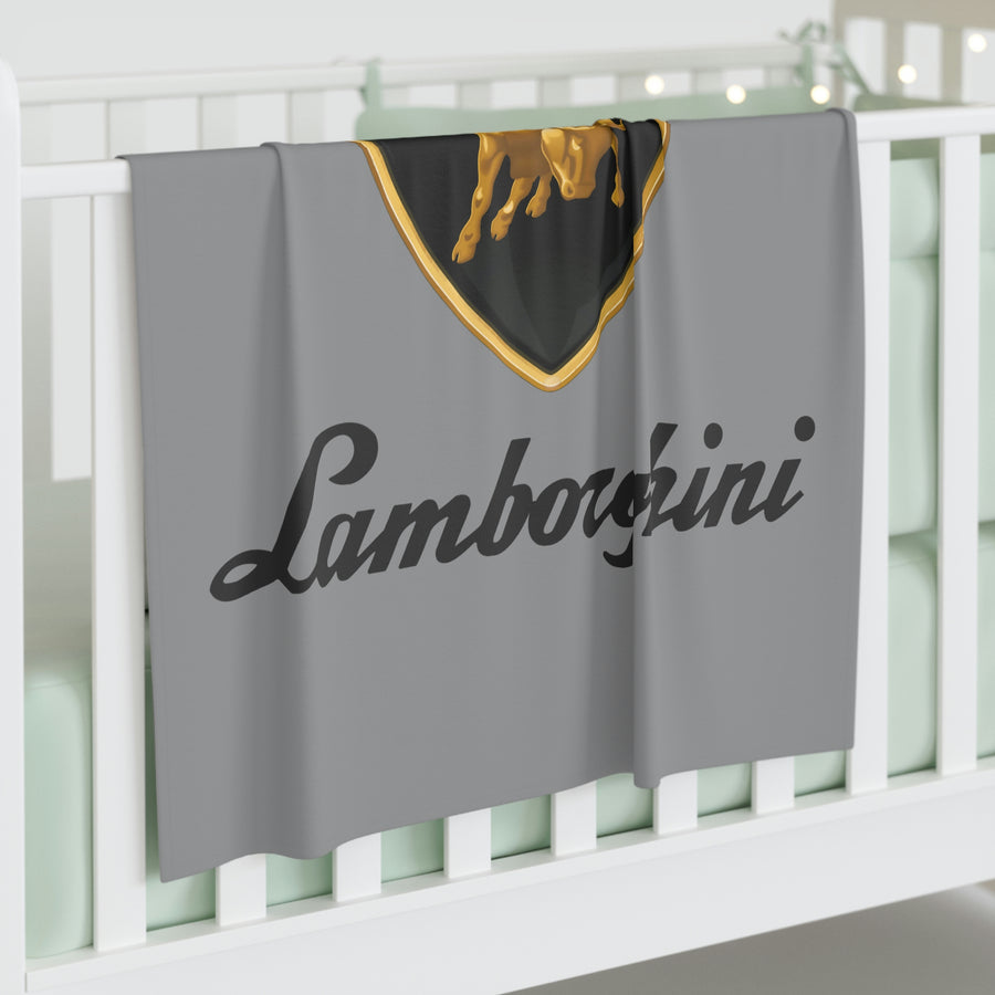 Grey Lamborghini Baby Swaddle Blanket™