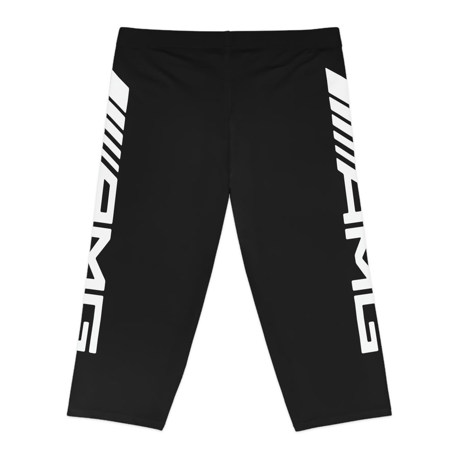 Women's Black Mercedes Capri Leggings™