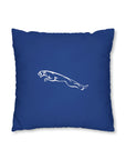 Dark Blue Jaguar Spun Polyester pillowcase™