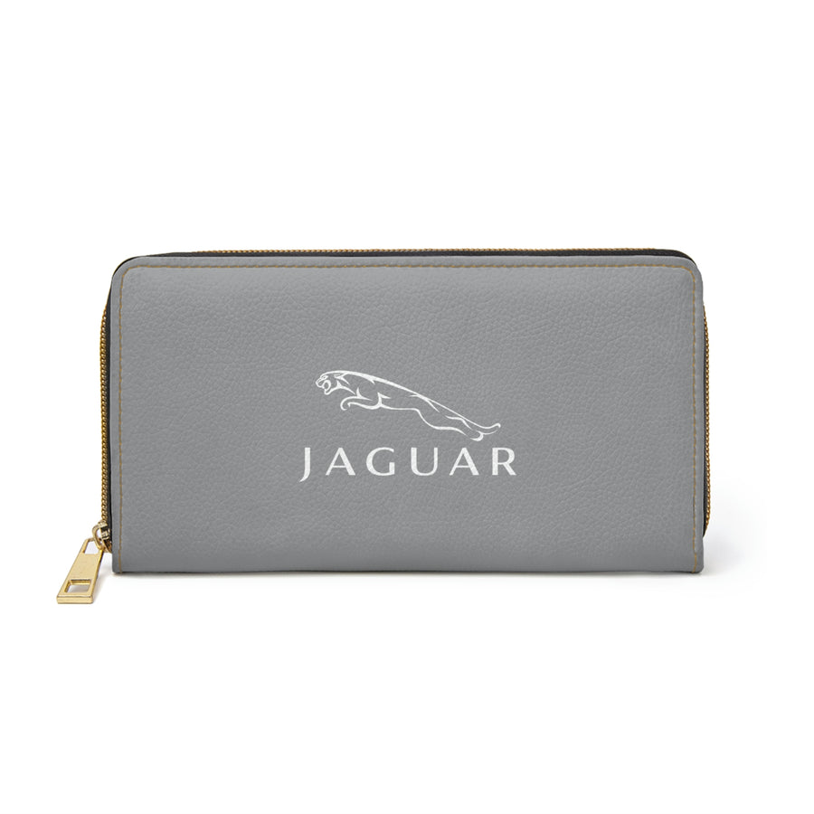 Grey Jaguar Zipper Wallet™