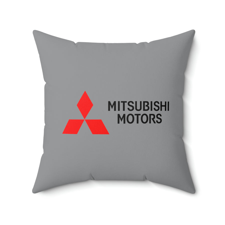 Grey Mitsubishi Spun Polyester Square Pillow™