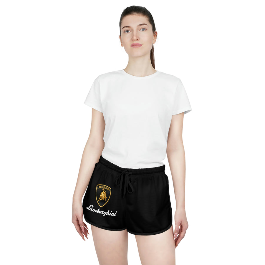 Women's Black Lamborghini Relaxed Shorts™