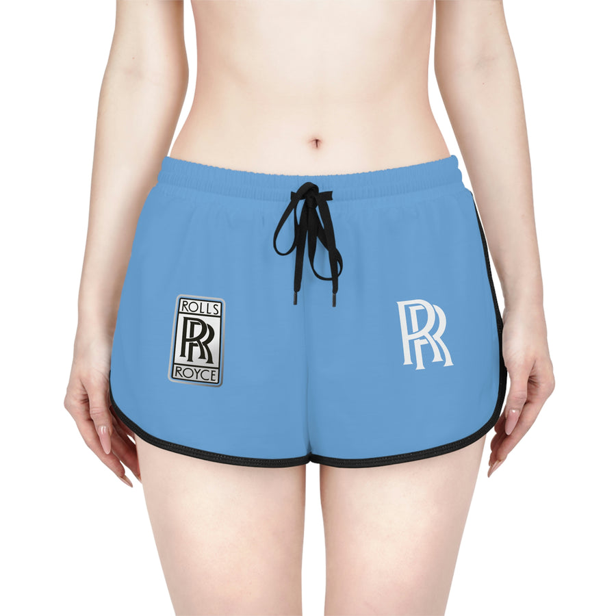 Women's Light Blue Rolls Royce Relaxed Shorts™