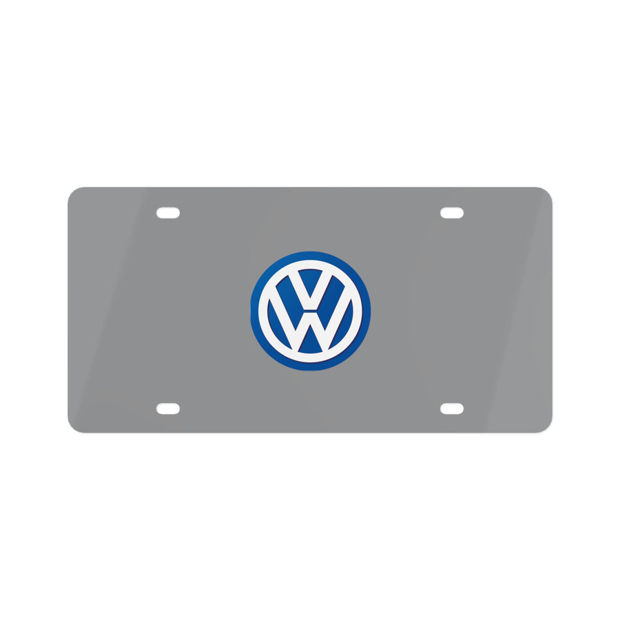 Grey Volkswagen License Plate™