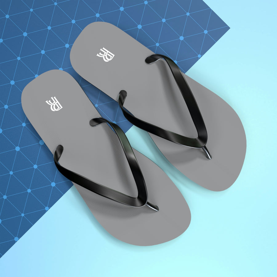 Unisex Grey Rolls Royce Flip Flops™